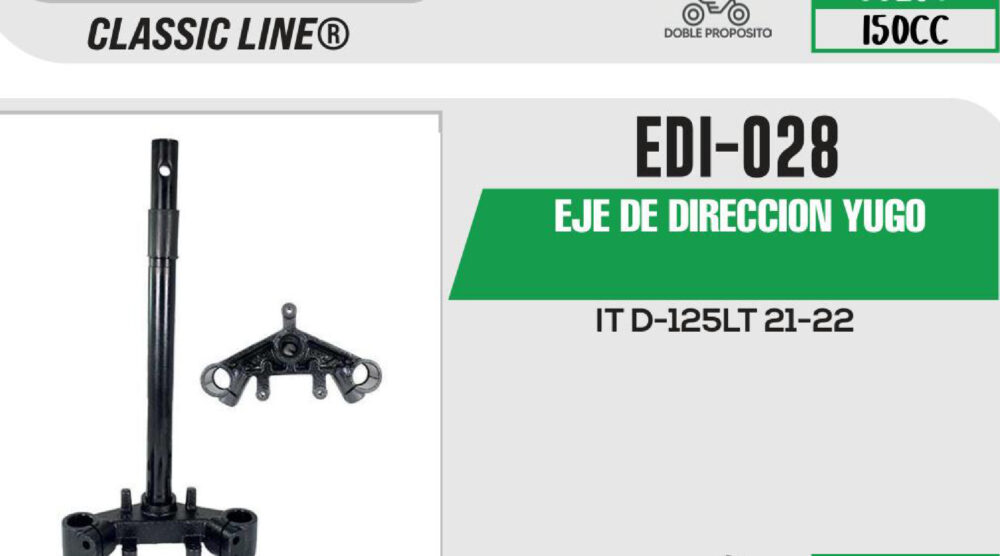 EJE DE DIRECCION YUGO
