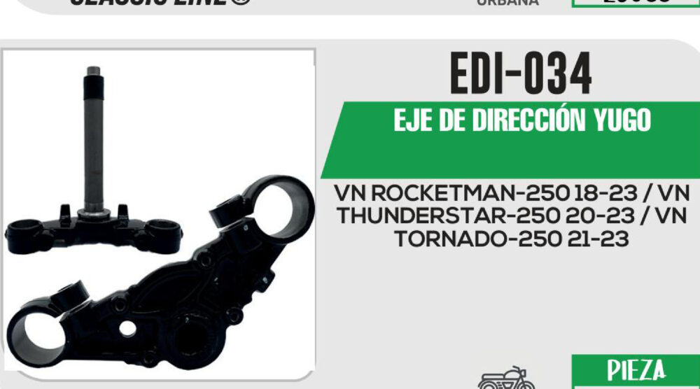 EJE DE DIRECCIÓN YUGO