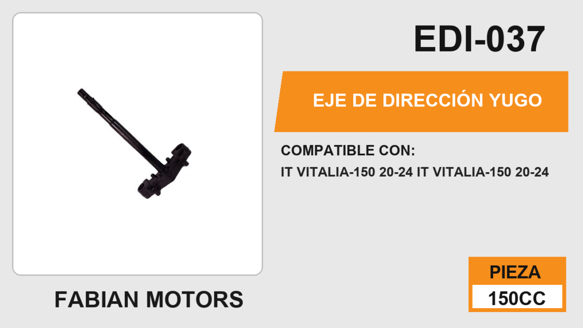 EJE DE DIRECCIÓN YUGO
