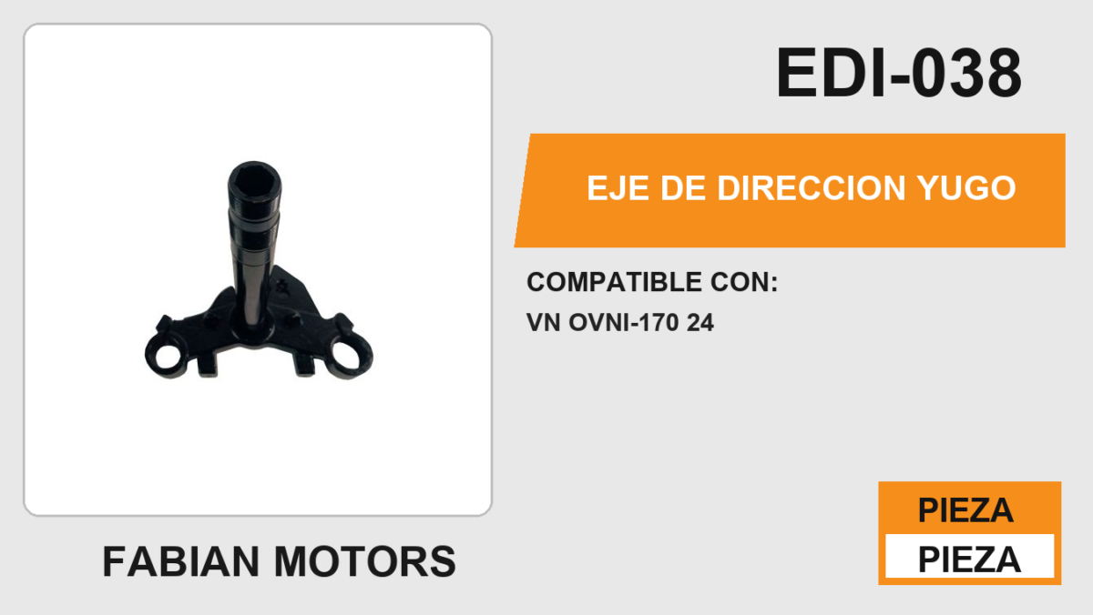 EJE DE DIRECCIÓN YUGO