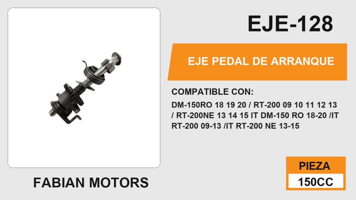 EJE PEDAL DE ARRANQUE