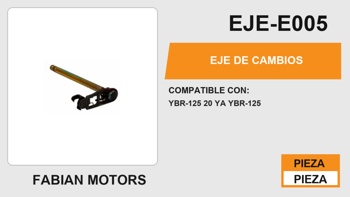 EJE DE CAMBIOS