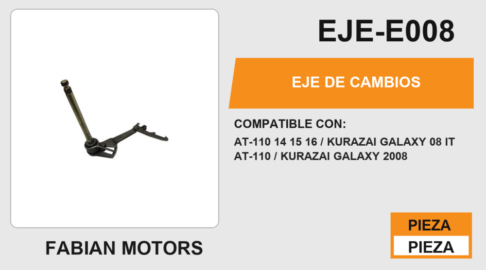 EJE DE CAMBIOS