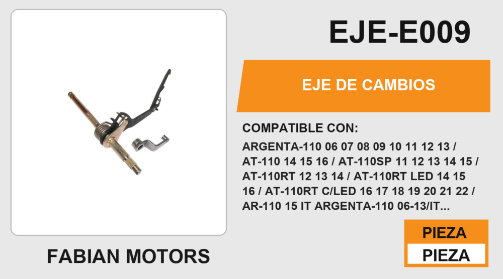 EJE DE CAMBIOS
