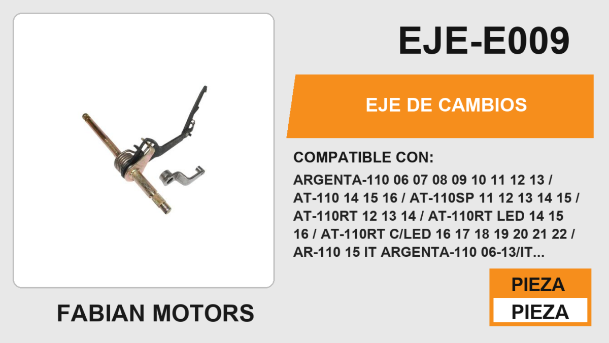 EJE DE CAMBIOS