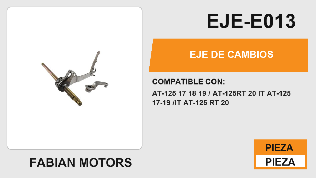 EJE DE CAMBIOS