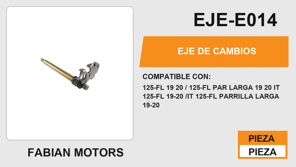 EJE DE CAMBIOS