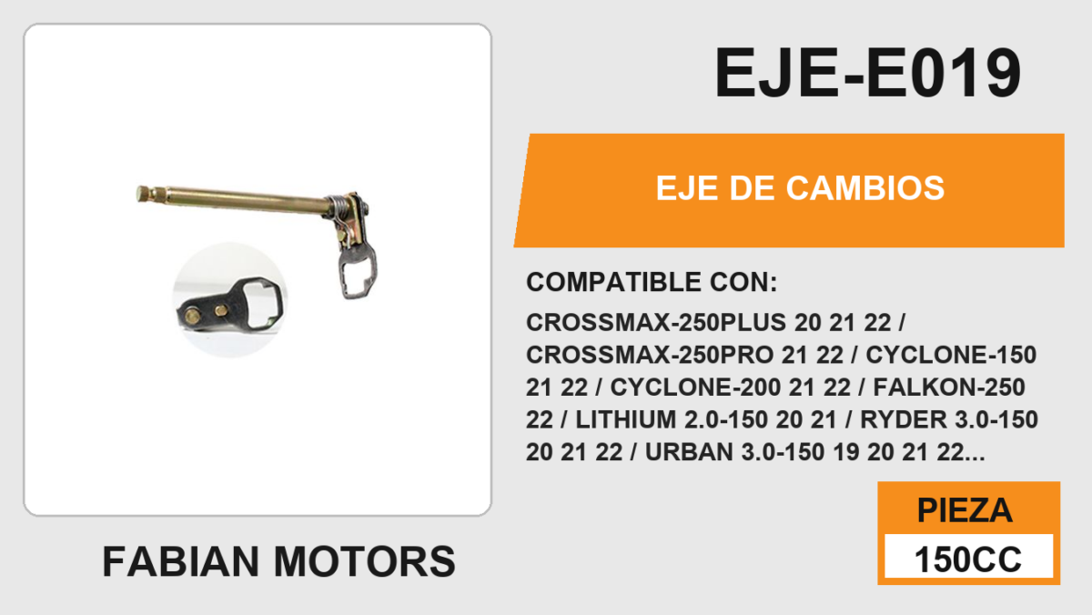 EJE DE CAMBIOS