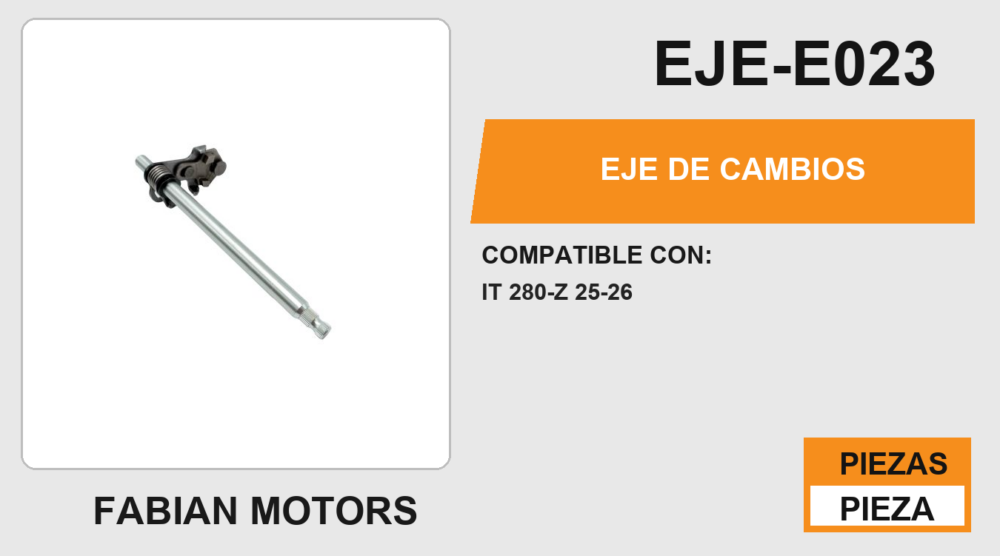 EJE DE CAMBIOS