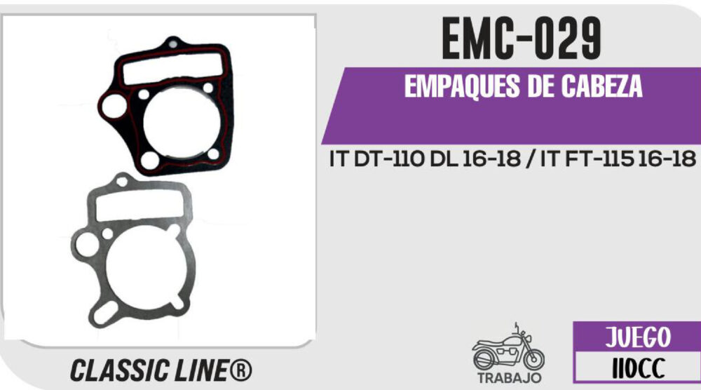 EMPAQUES DE CABEZA
