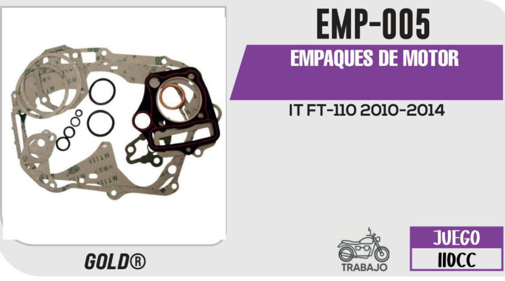 EMPAQUES DE MOTOR