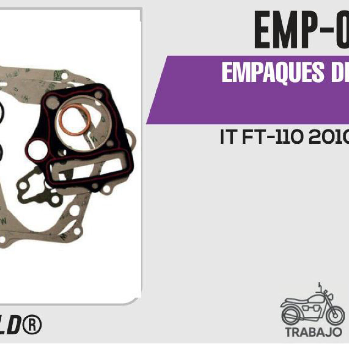 EMPAQUES DE MOTOR
