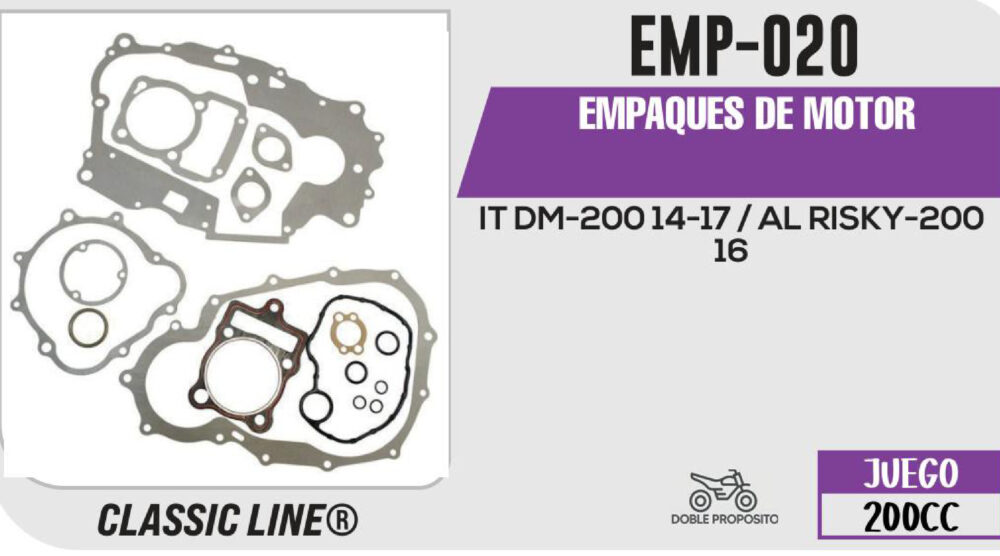 EMPAQUES DE MOTOR