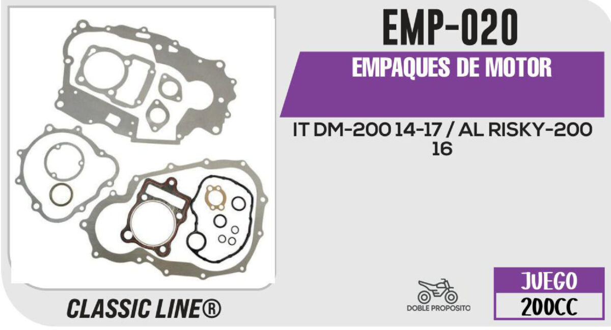 EMPAQUES DE MOTOR