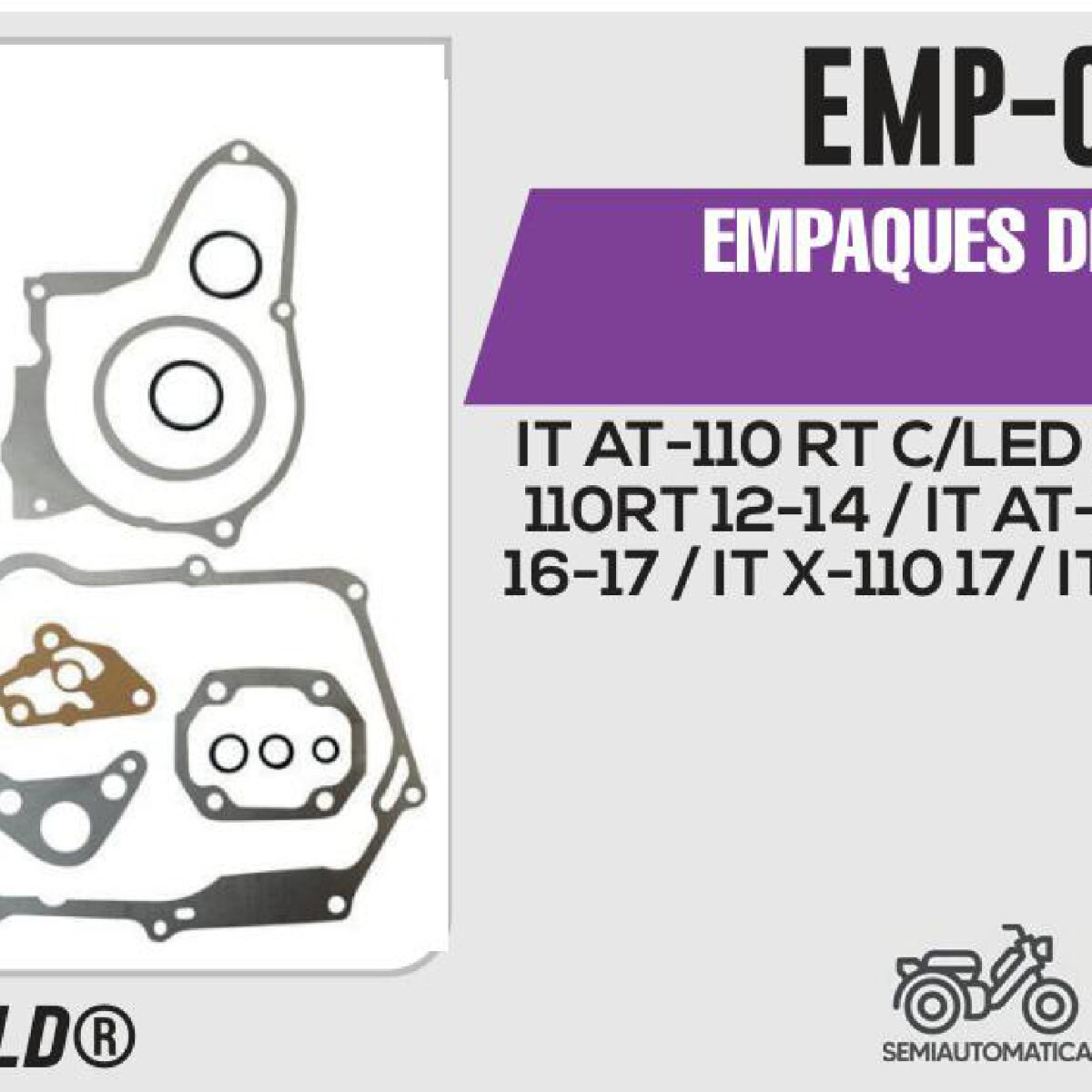 EMPAQUES DE MOTOR