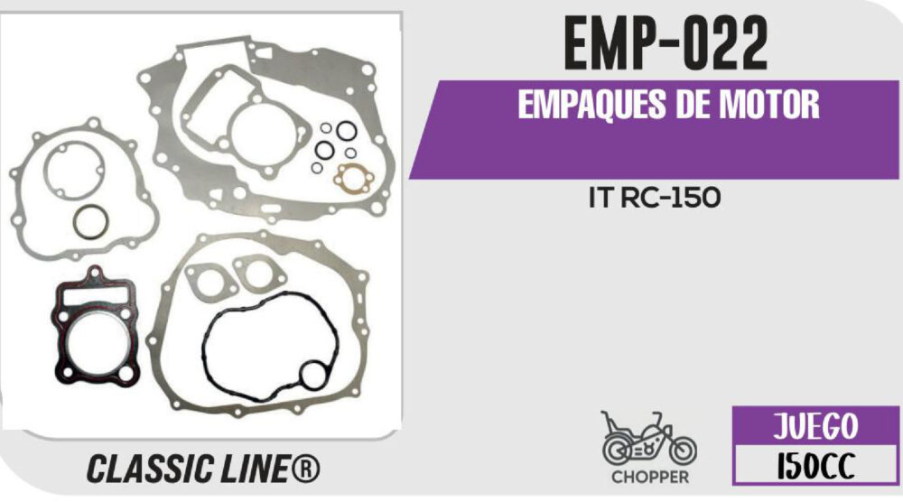 EMPAQUES DE MOTOR