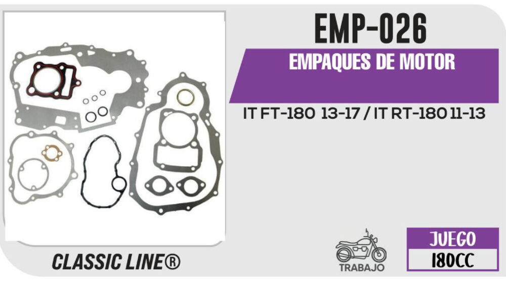 EMPAQUES DE MOTOR