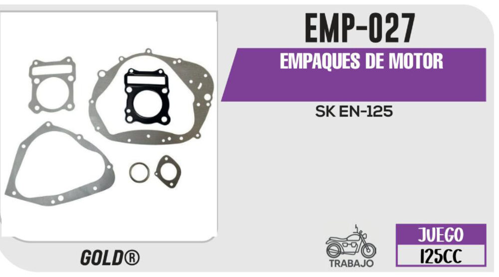 EMPAQUES DE MOTOR