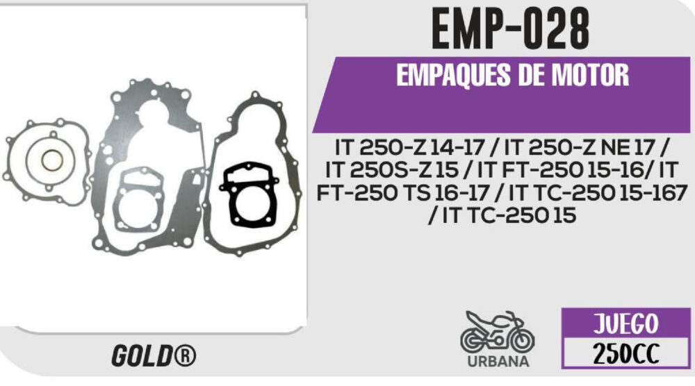 EMPAQUES DE MOTOR