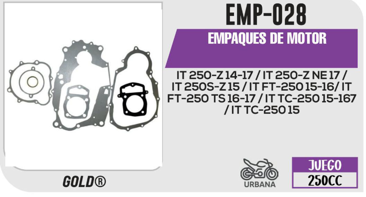 EMPAQUES DE MOTOR