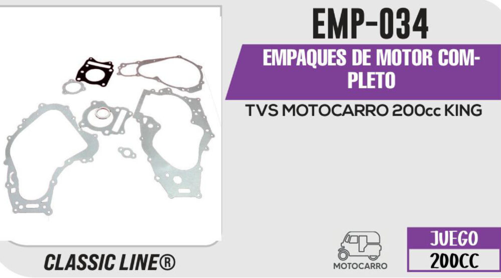 EMPAQUES DE MOTOR