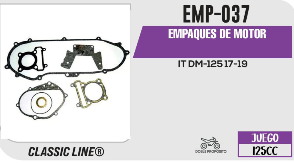 EMPAQUES DE MOTOR