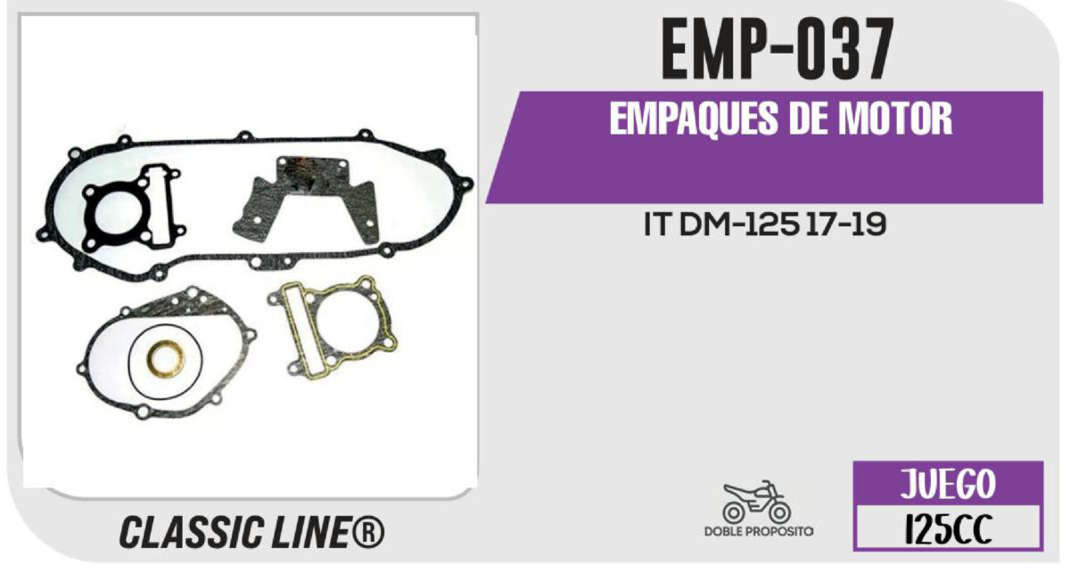 EMPAQUES DE MOTOR