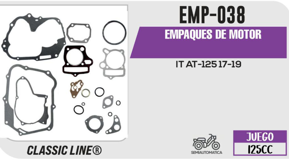 EMPAQUES DE MOTOR