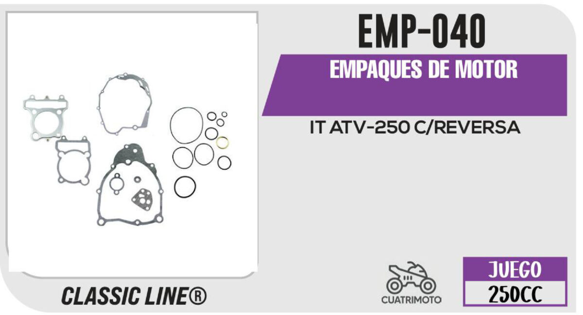 EMPAQUES DE MOTOR