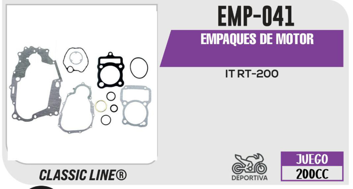 EMPAQUES DE MOTOR