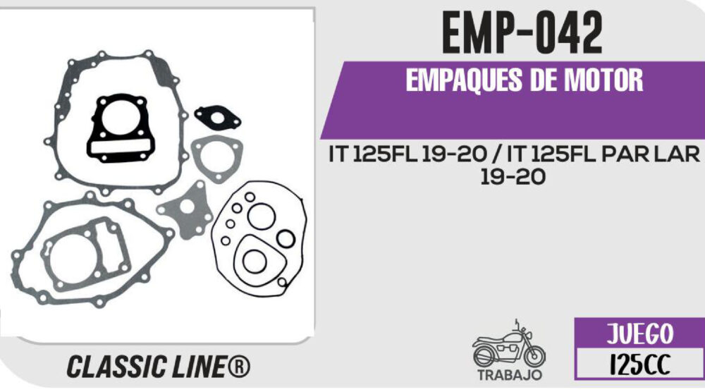 EMPAQUES DE MOTOR