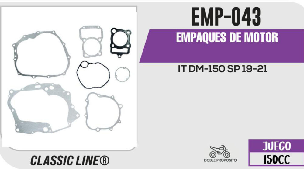EMPAQUES DE MOTOR