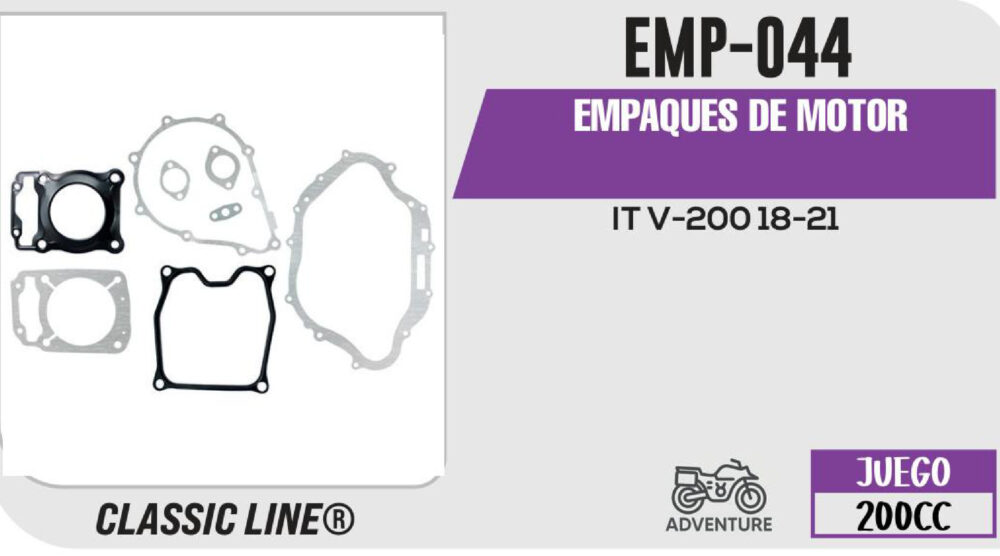 EMPAQUES DE MOTOR