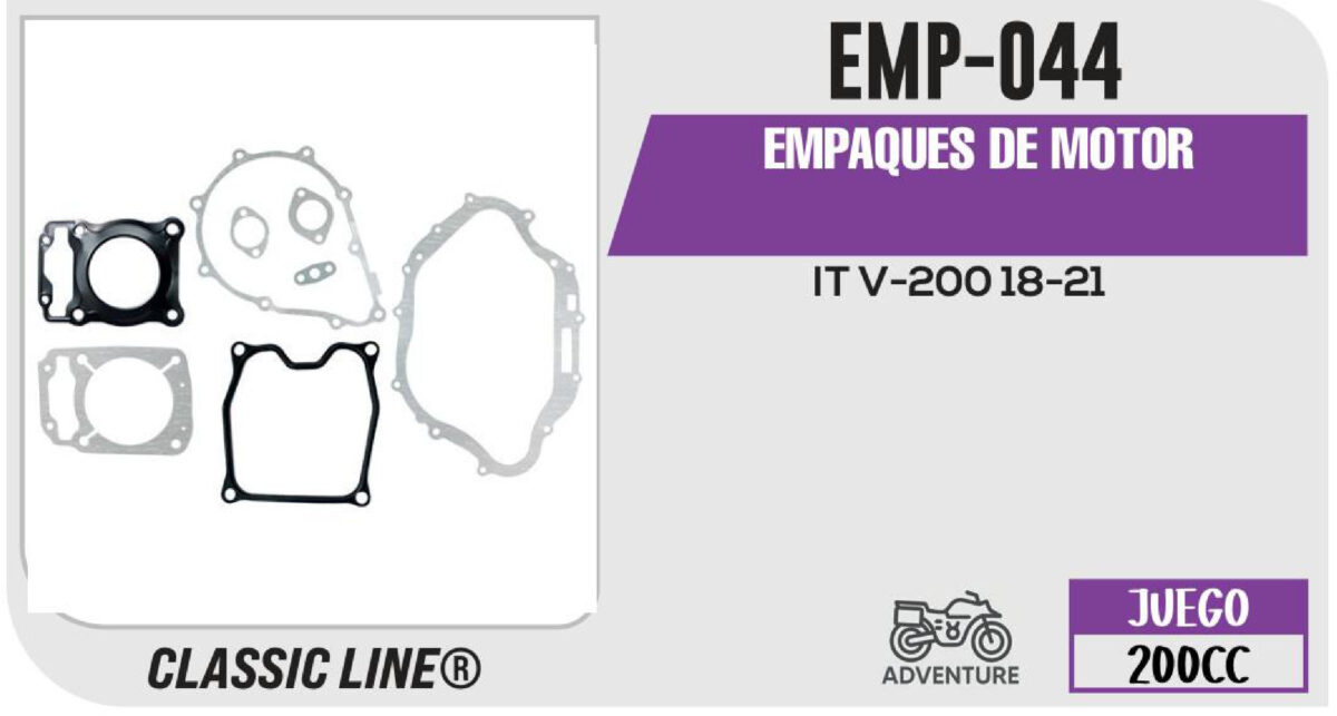 EMPAQUES DE MOTOR