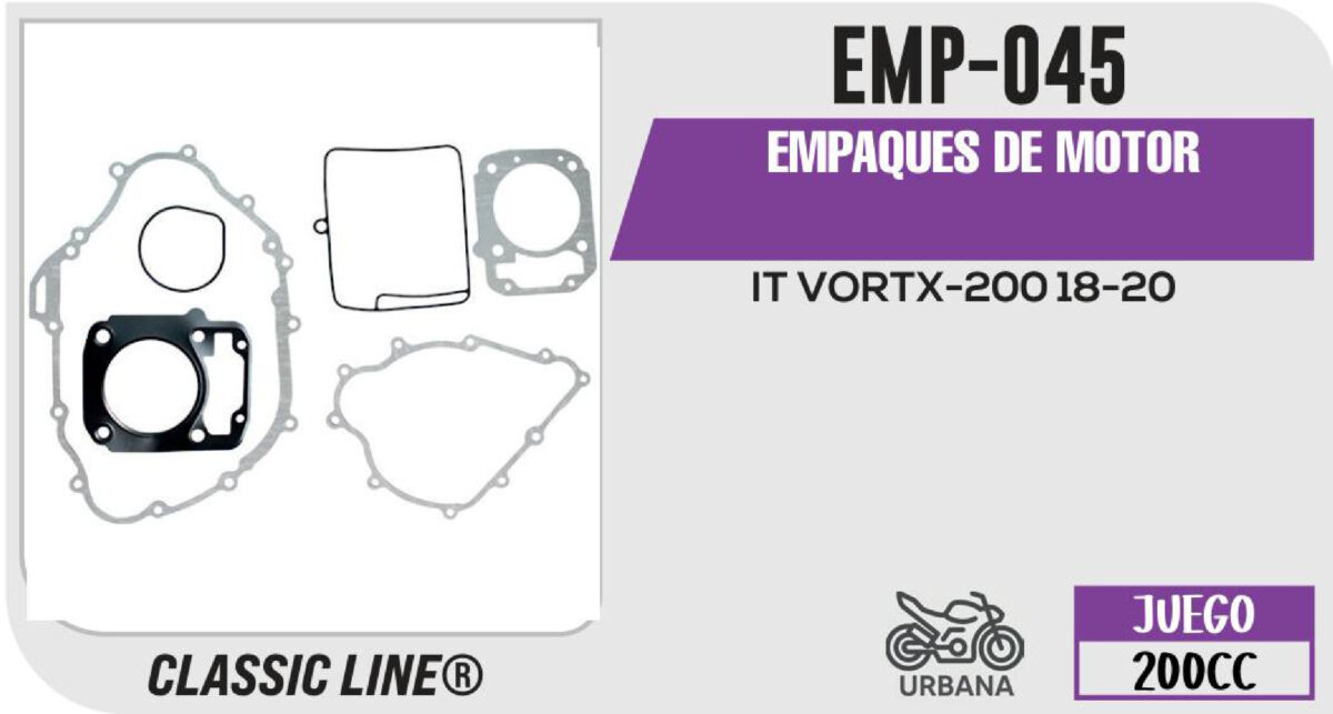 EMPAQUES DE MOTOR