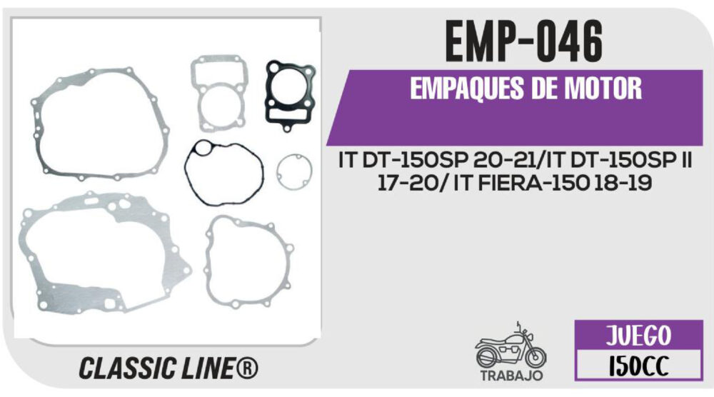 EMPAQUES DE MOTOR