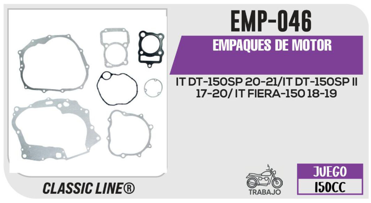 EMPAQUES DE MOTOR