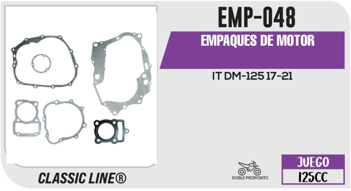 EMPAQUES DE MOTOR