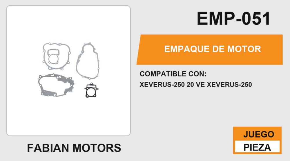 EMPAQUE DE MOTOR
