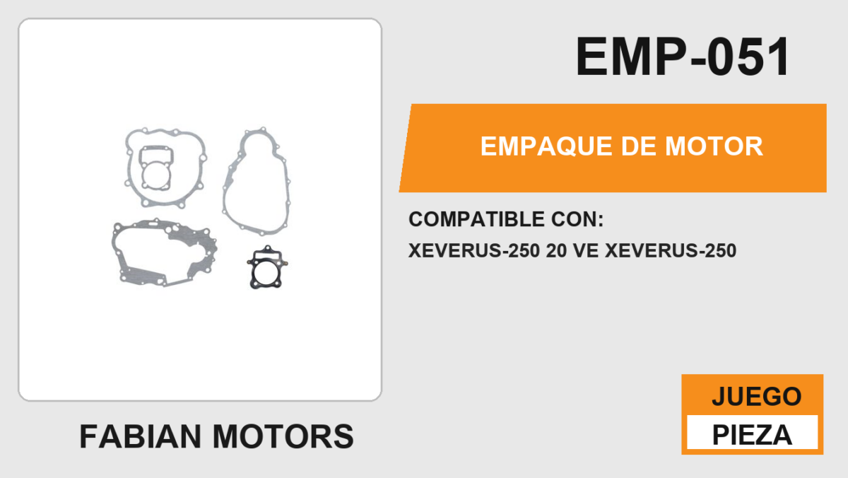 EMPAQUE DE MOTOR