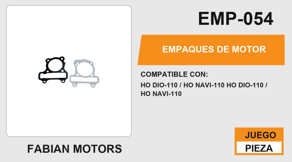 EMPAQUES DE MOTOR