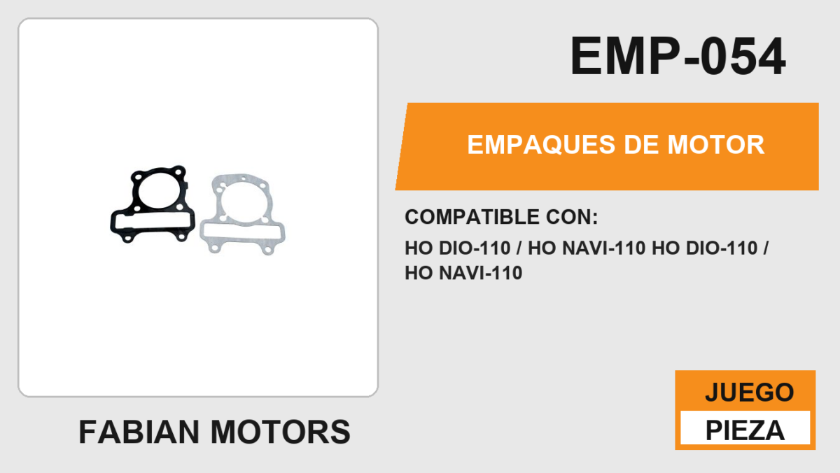 EMPAQUES DE MOTOR