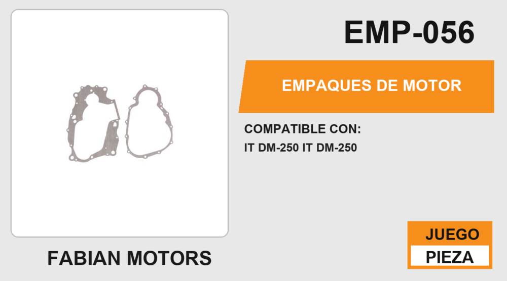 EMPAQUES DE MOTOR