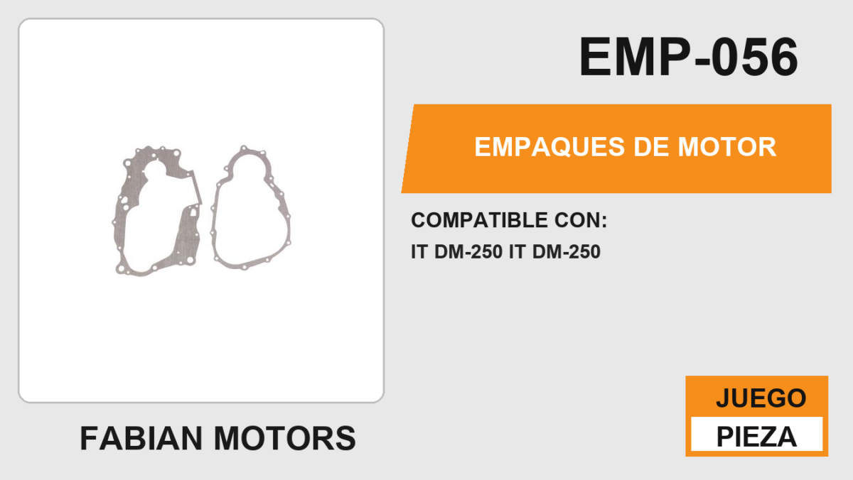 EMPAQUES DE MOTOR