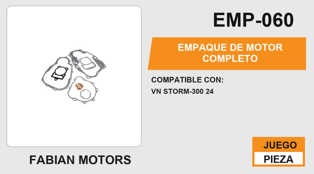EMPAQUE DE MOTOR COMPLETO