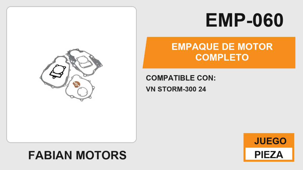 EMPAQUE DE MOTOR COMPLETO