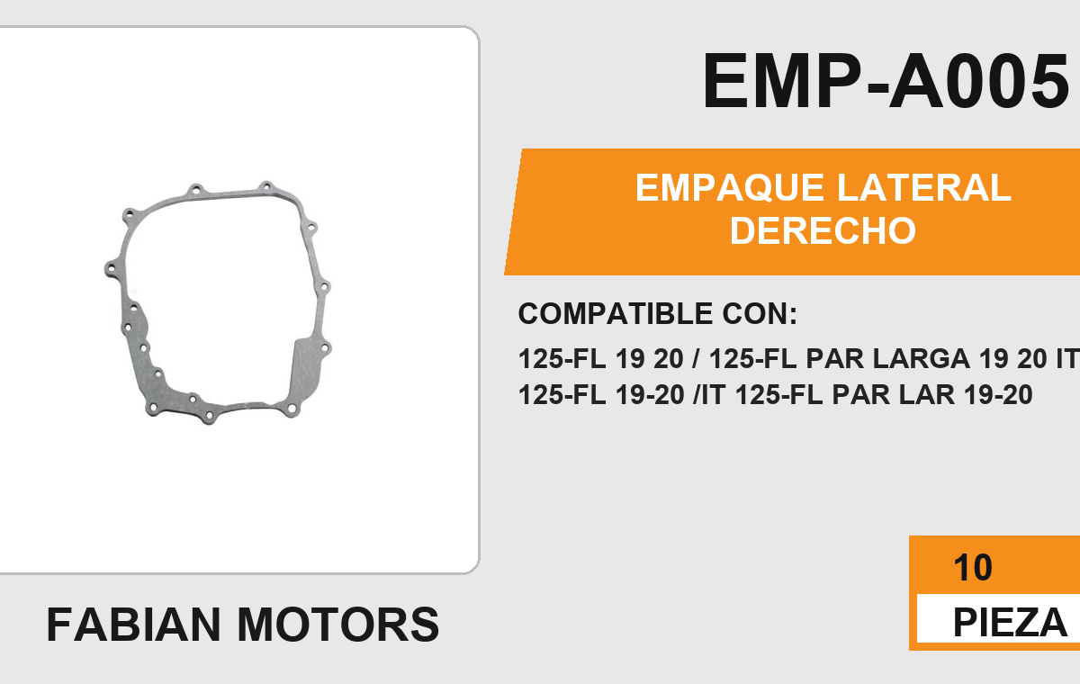 EMPAQUE LATERAL DERECHO
