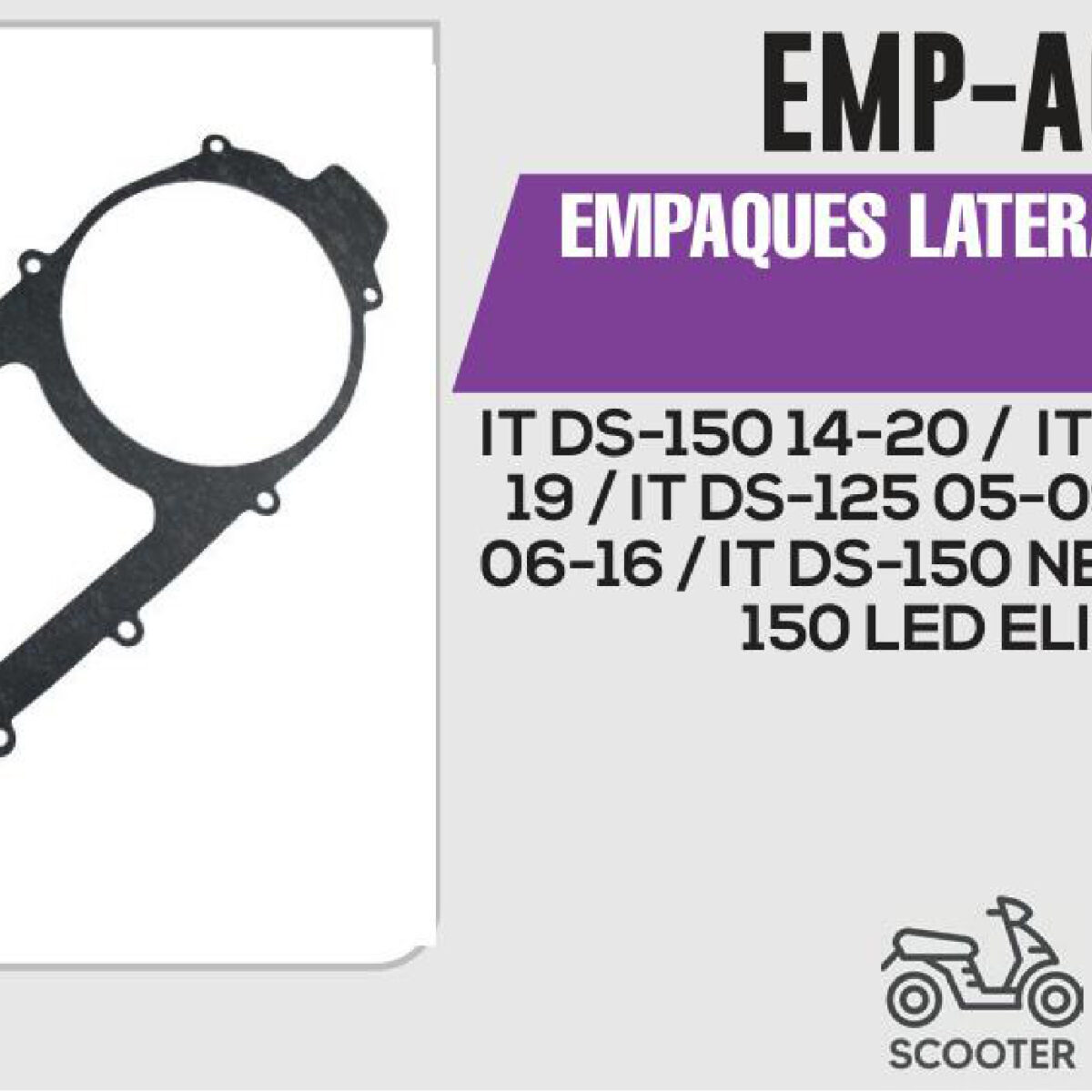 EMPAQUE LATERAL IZQUIERDO