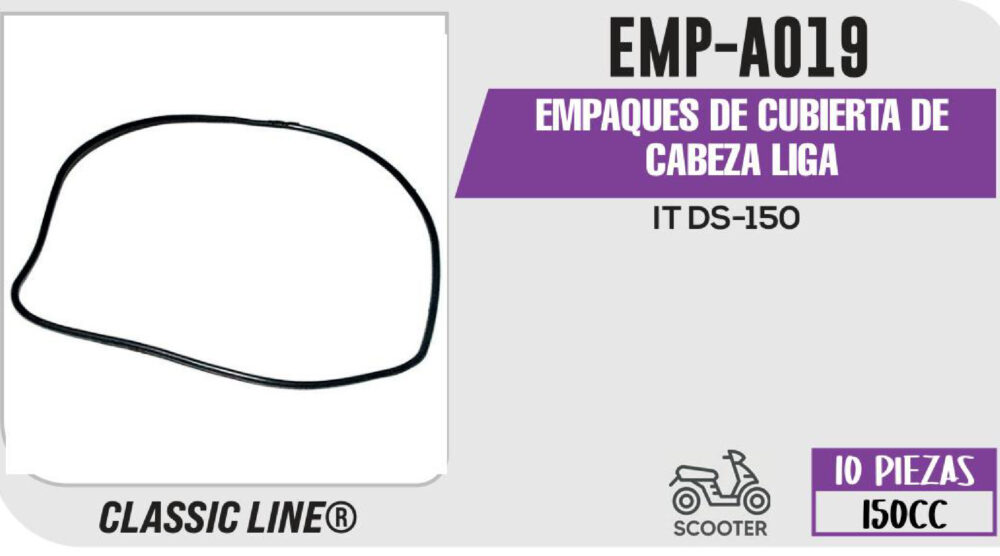 EMPAQUE DE CUBIERTA DE CABEZA LIGA