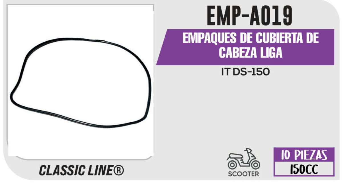 EMPAQUE DE CUBIERTA DE CABEZA LIGA